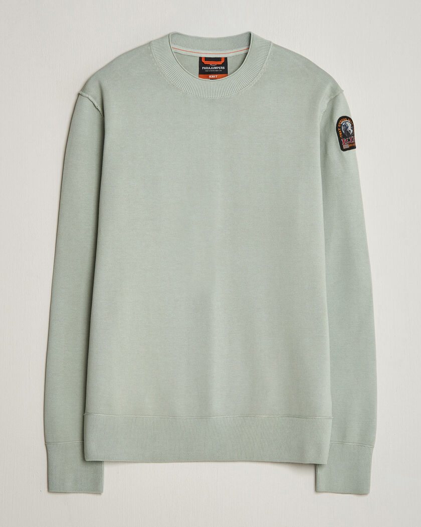 Parajumpers Basic Braw Knitted Sweater Fresh Grey – Grønn