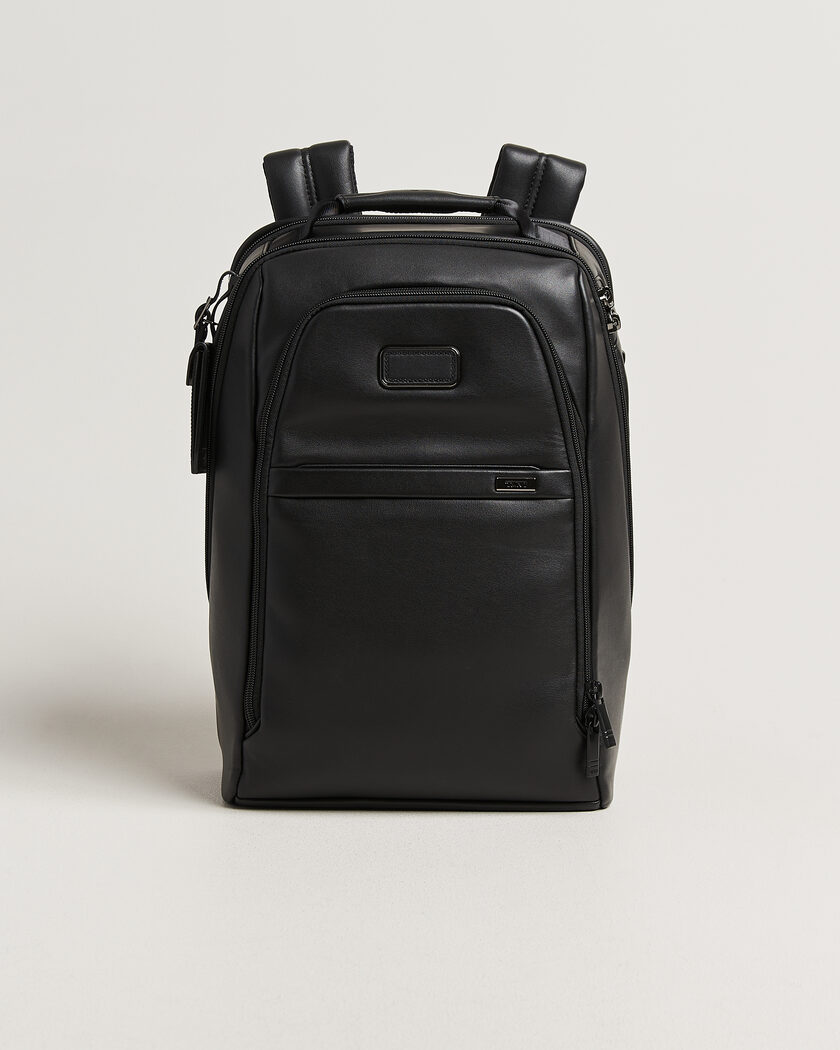 TUMI Alpha 4 Expandable Medium Backpack Black – Svart