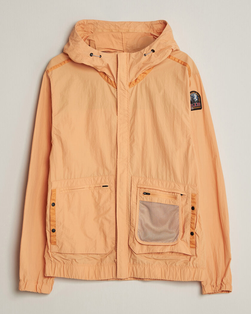 Parajumpers Rube Smash Peached Nylon Hooded Jacket Apricot Nectar – Oransje