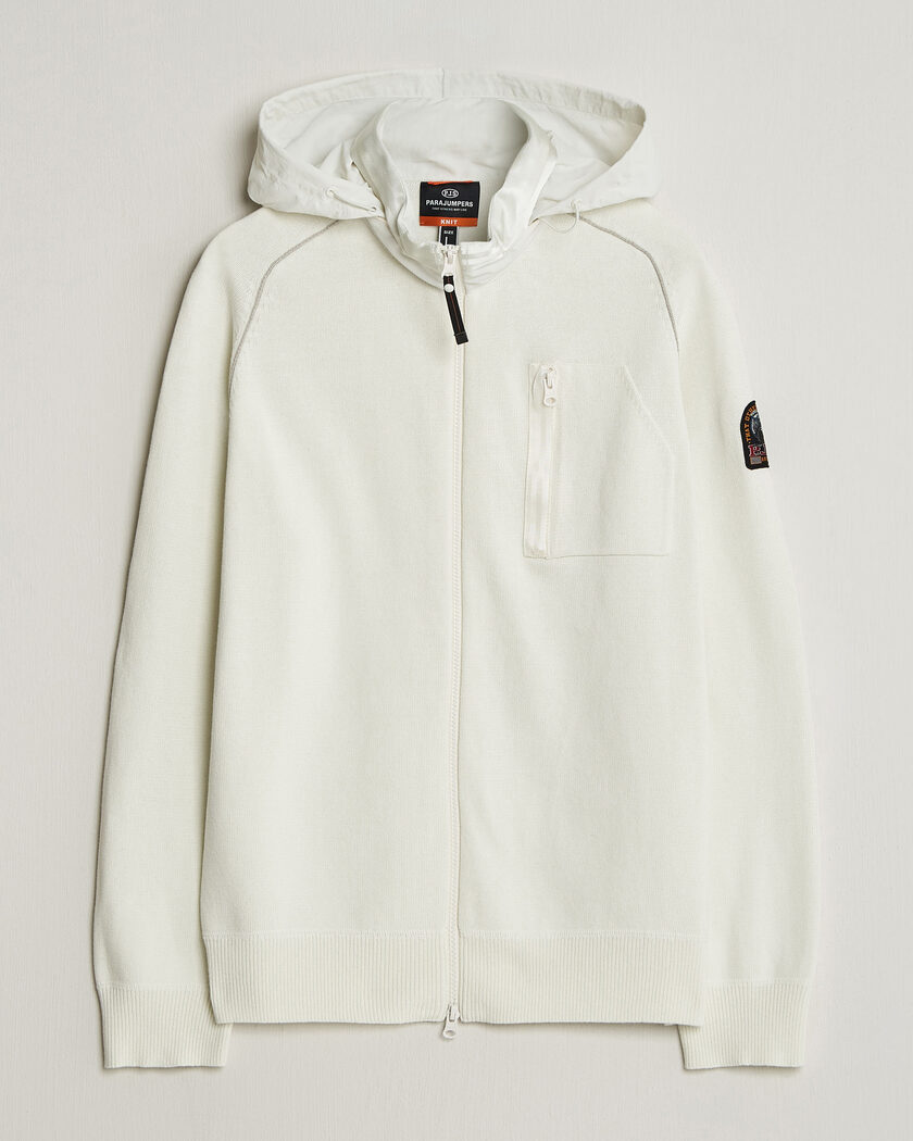 Parajumpers Bargany Rescue Knitted Hybrid Jacket Star White – Hvit