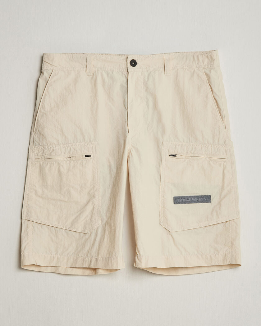 Parajumpers Lex Smash Peached Nylon Shorts Bone – Beige