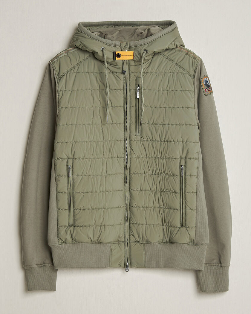 Parajumpers Ivor Hybrid Hooded Jacket Ashen Sage – Grønn