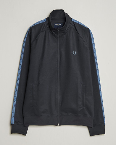  Fred Perry Taped Track Jacket Navy – Blå