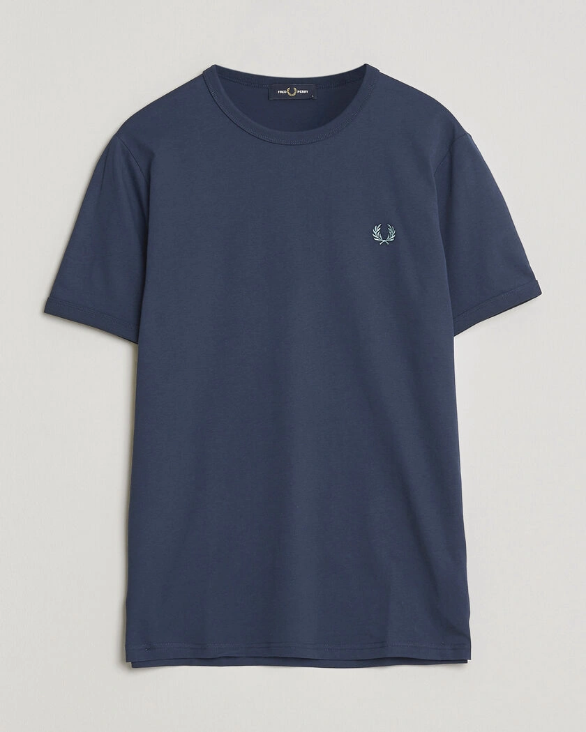 Fred Perry Ringer T-Shirt Tennis Blue – Blå