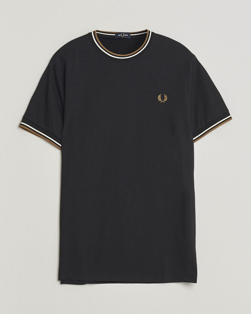 Fred Perry Twin Tipped T-Shirt Black – Svart