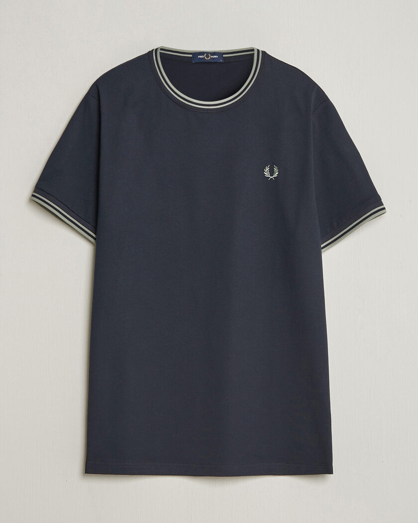 Fred Perry Twin Tipped T-Shirt Navy – Blå