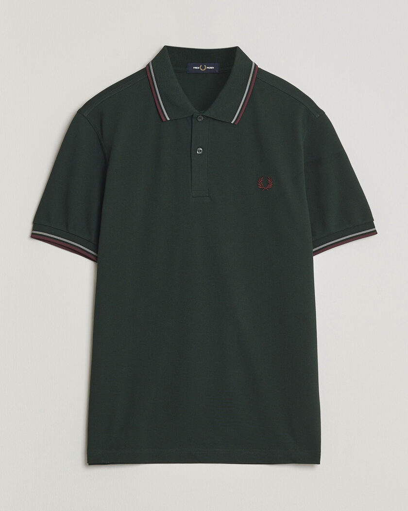 Fred Perry Twin Tipped Polo Shirt Grassroots Green – Grønn
