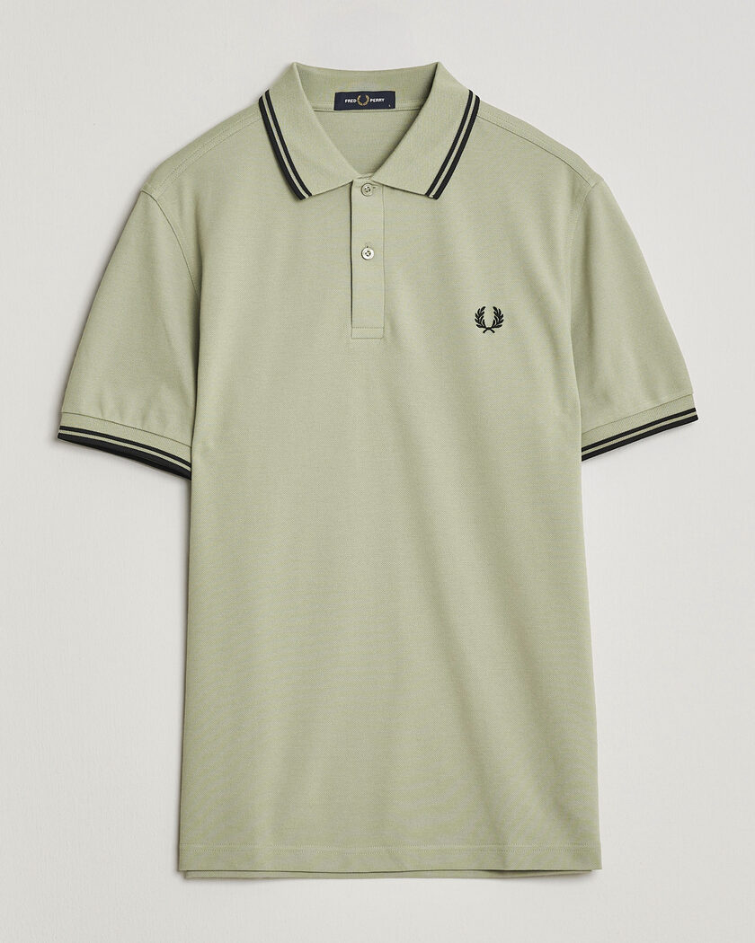 Fred Perry Twin Tipped Polo Shirt Seagrass Green – Grønn