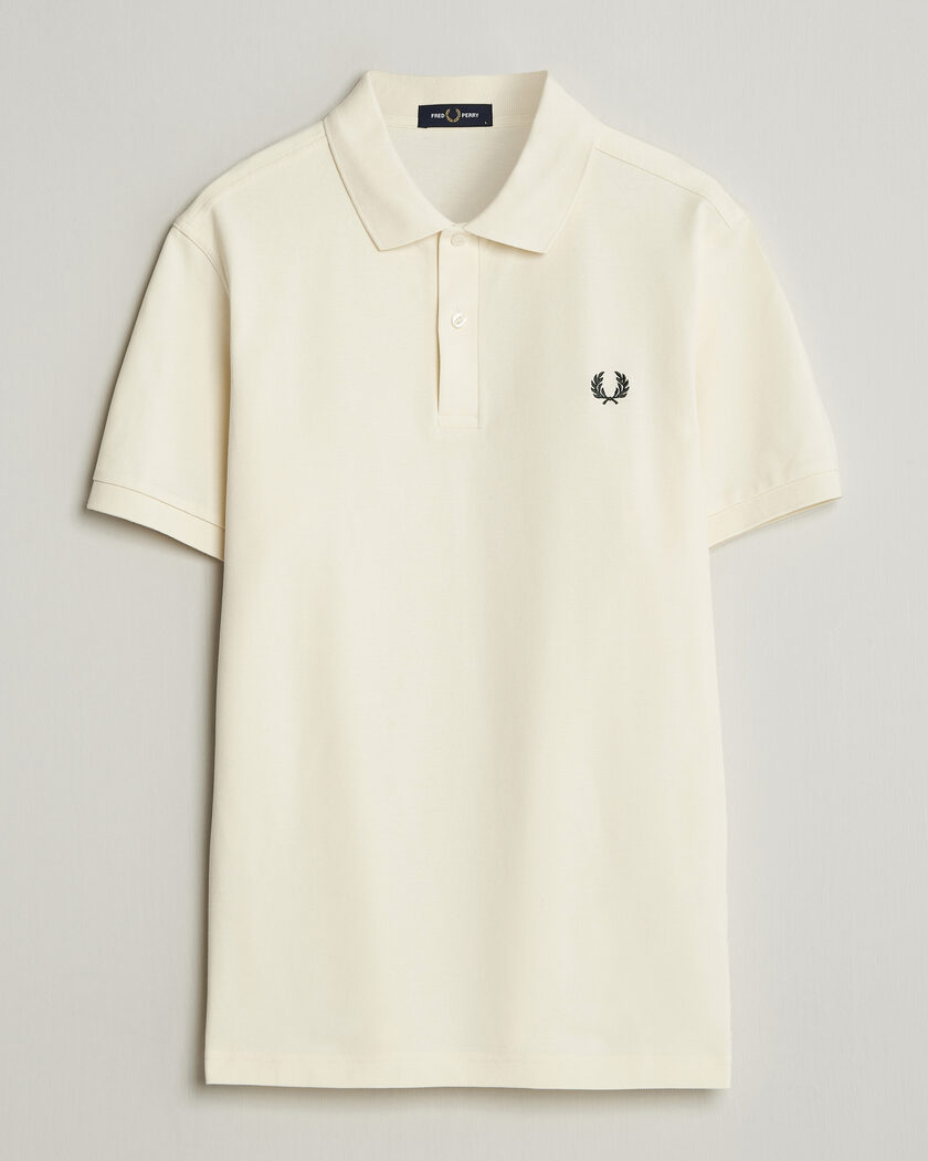 Fred Perry Plain Polo Ecru – Hvit