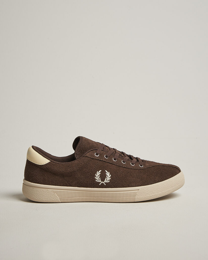 Fred Perry Tennis Suede Sneaker Burnt Tobacco – Brun