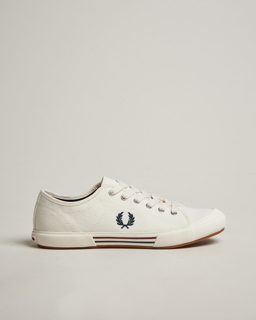 Fred Perry B708 Vintage Tennis Sneaker Snow White – Hvit