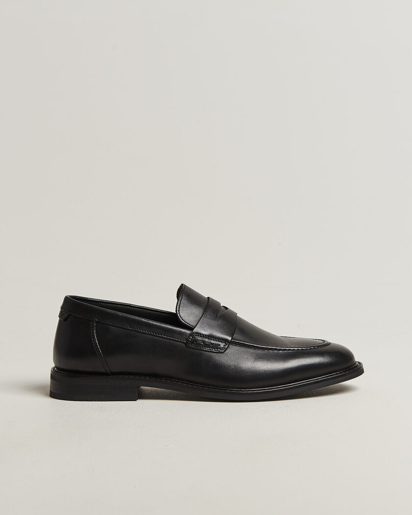 GANT Lozham Leather Loafer Black – Svart