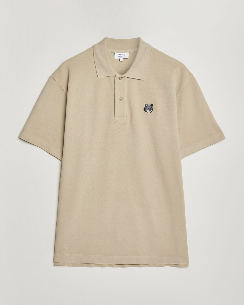 Maison Kitsuné Bold Fox Head Polo Tea Leaf – Grønn