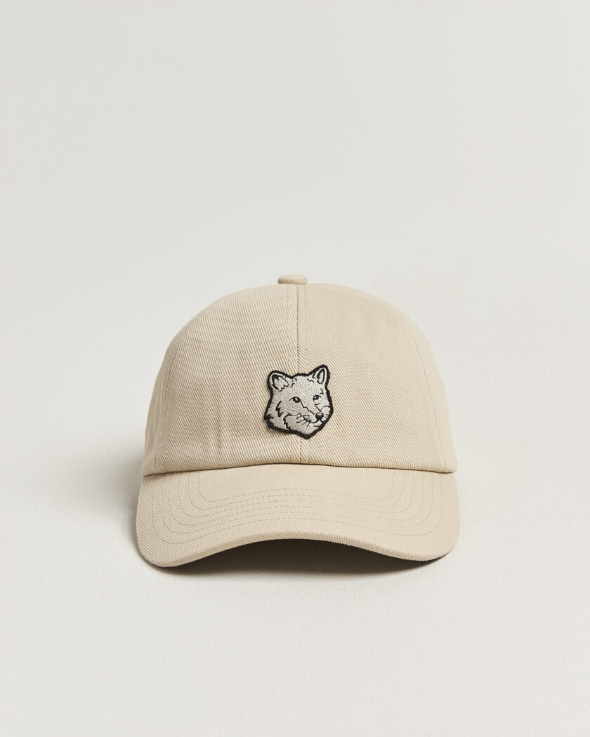 Maison Kitsuné Tonal Fox Head Cap Tea Leaf – Grønn
