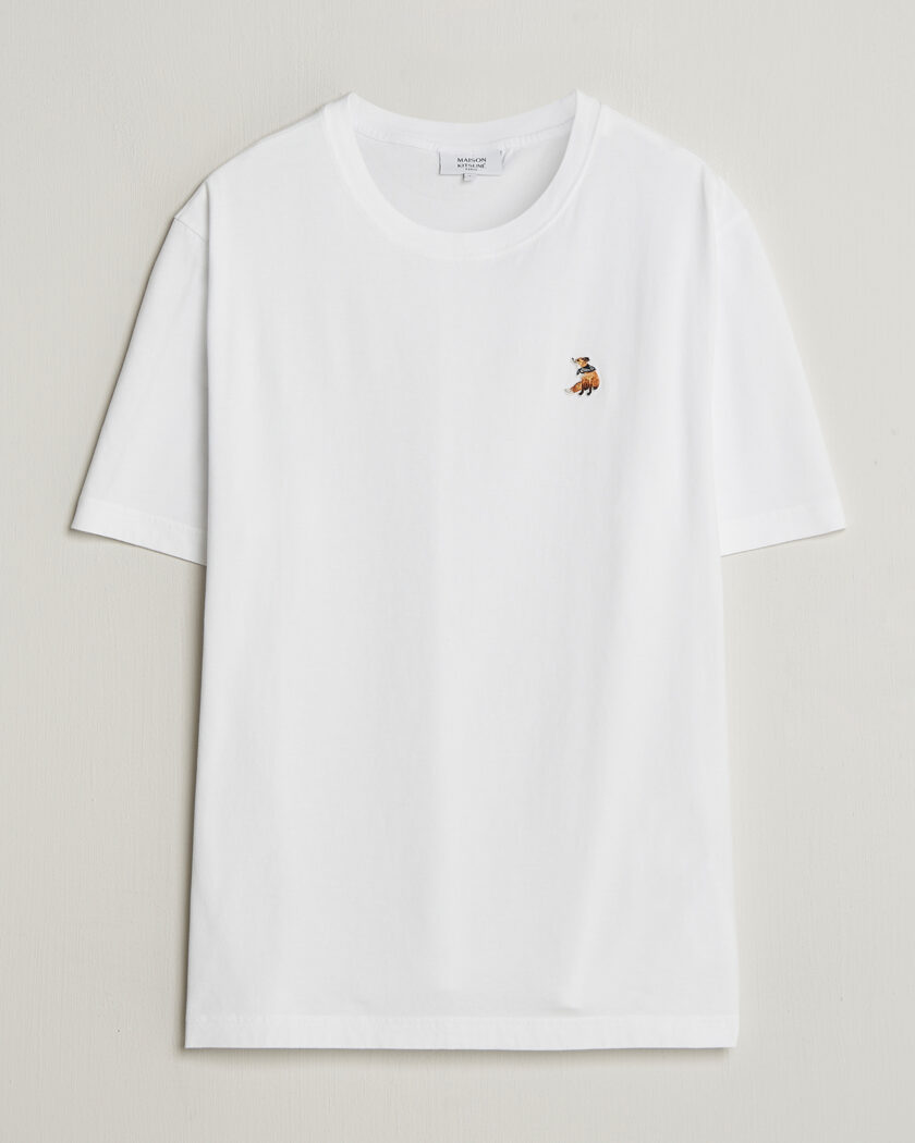 Maison Kitsuné Dreaming Fox T-Shirt White – Hvit