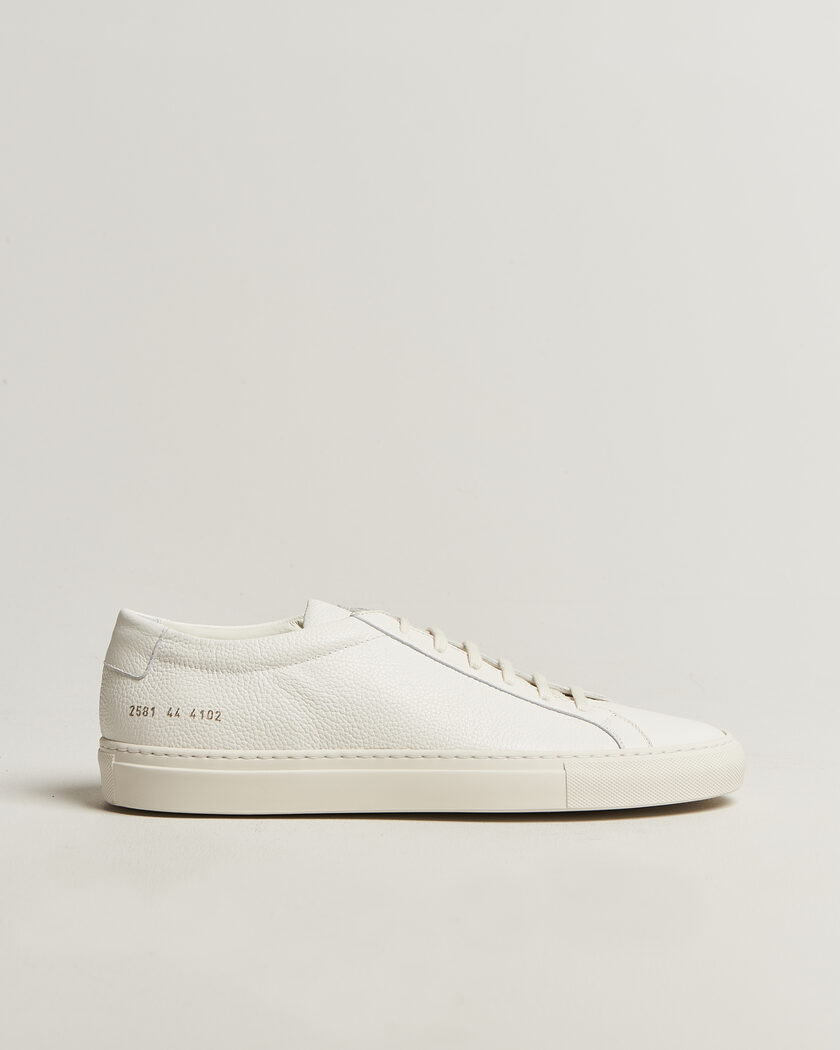 Common Projects Original Achilles Grained Leather Sneaker Off White – Hvit