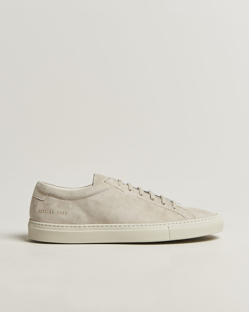 Common Projects Original Achilles Suede Sneaker Light Grey – Grå