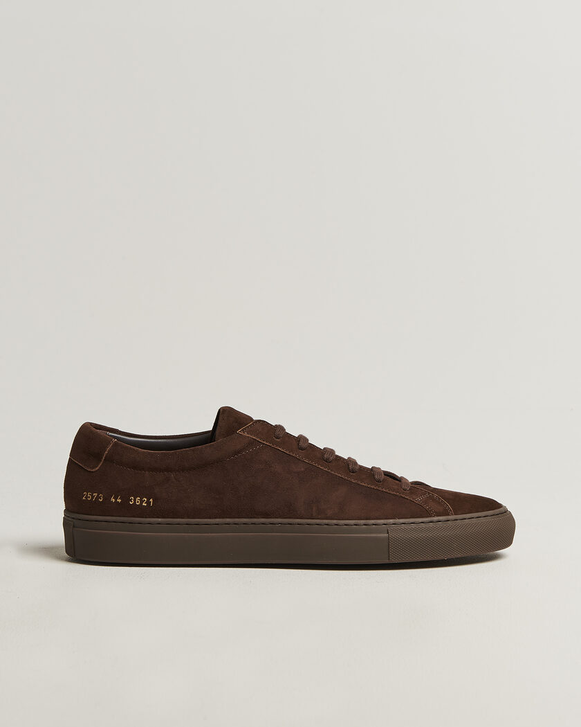 Common Projects Original Achilles Suede Sneaker Brown – Brun