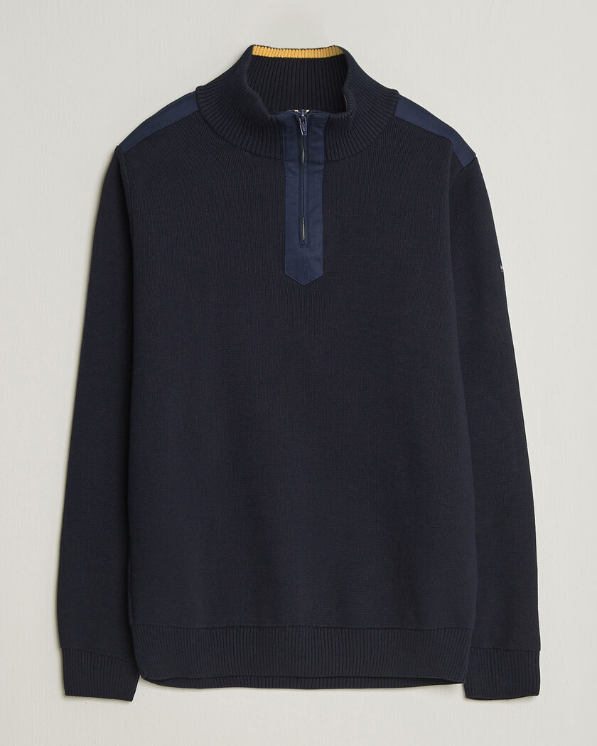Armor-lux Workwear Half Zip Marine Deep – Blå