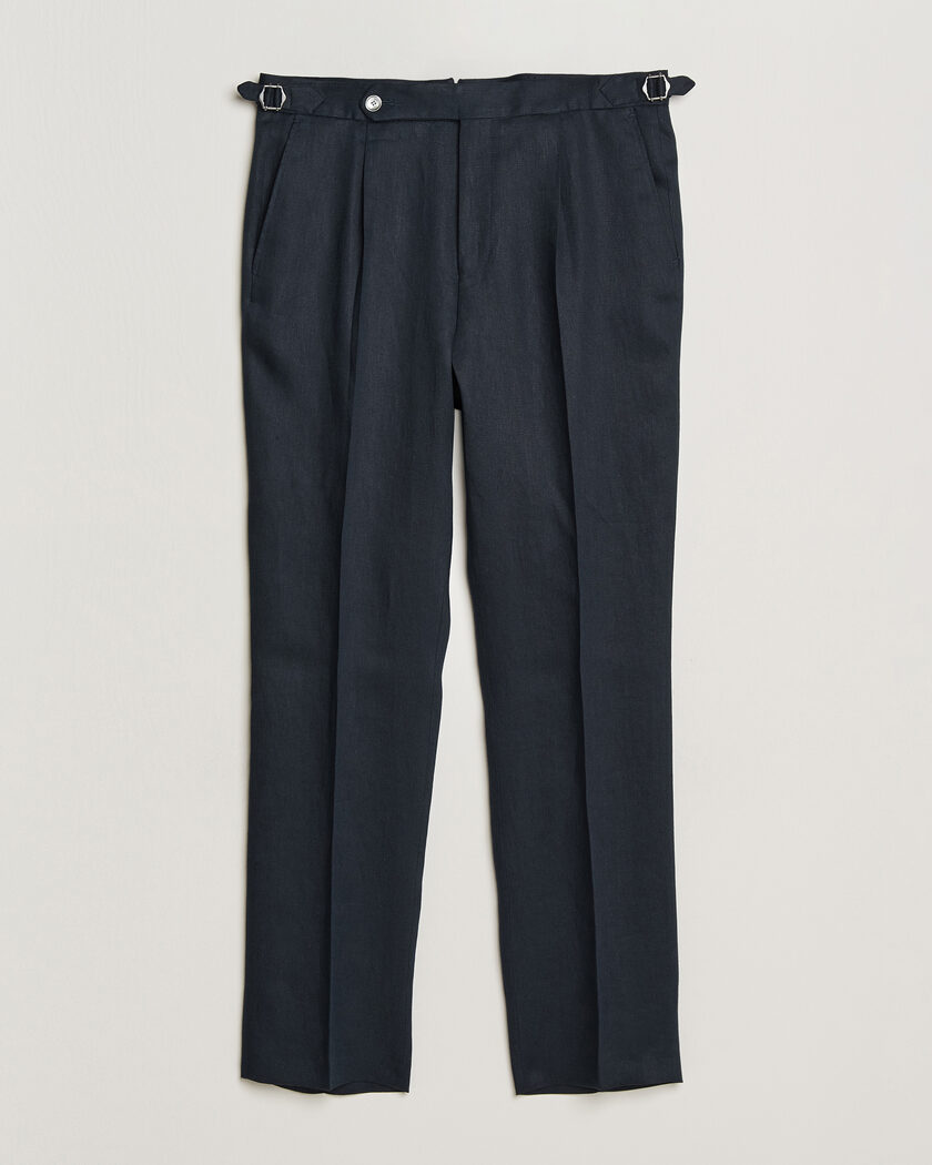 Polo Ralph Lauren Prepster Linen Trousers Newport Navy hos