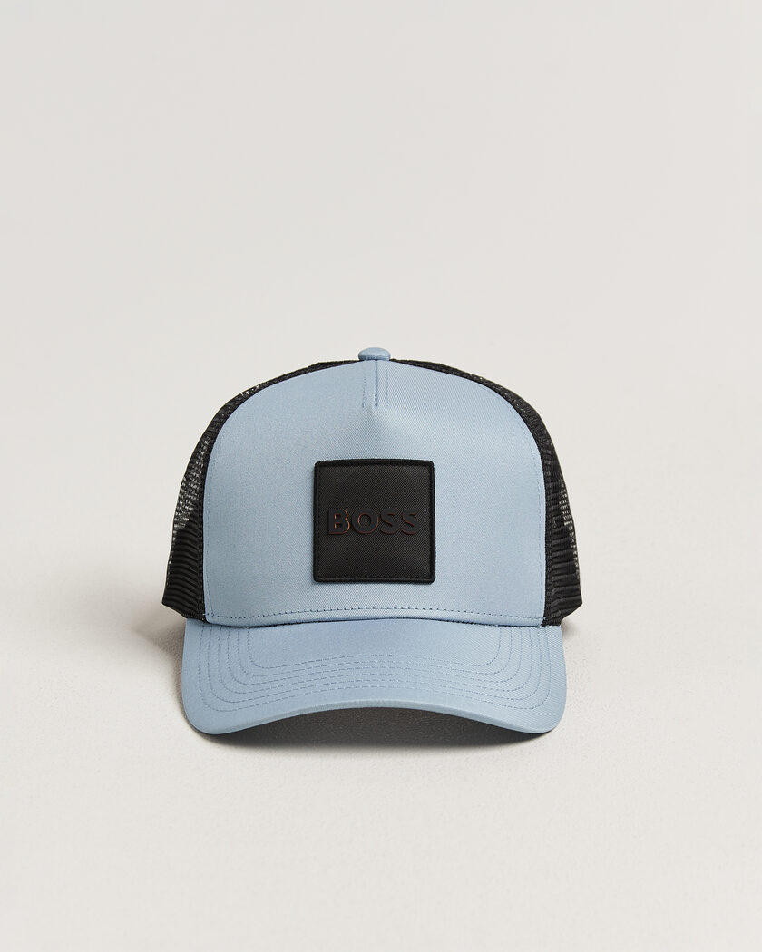 BOSS ORANGE Elliot Trucker Cap Light Blue – Blå