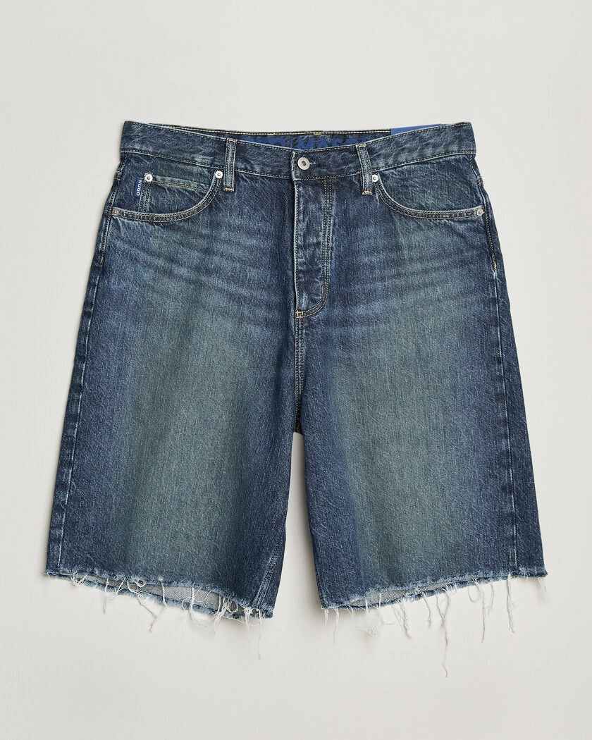 HUGO Mason Denim Shorts Medium Blue – Blå