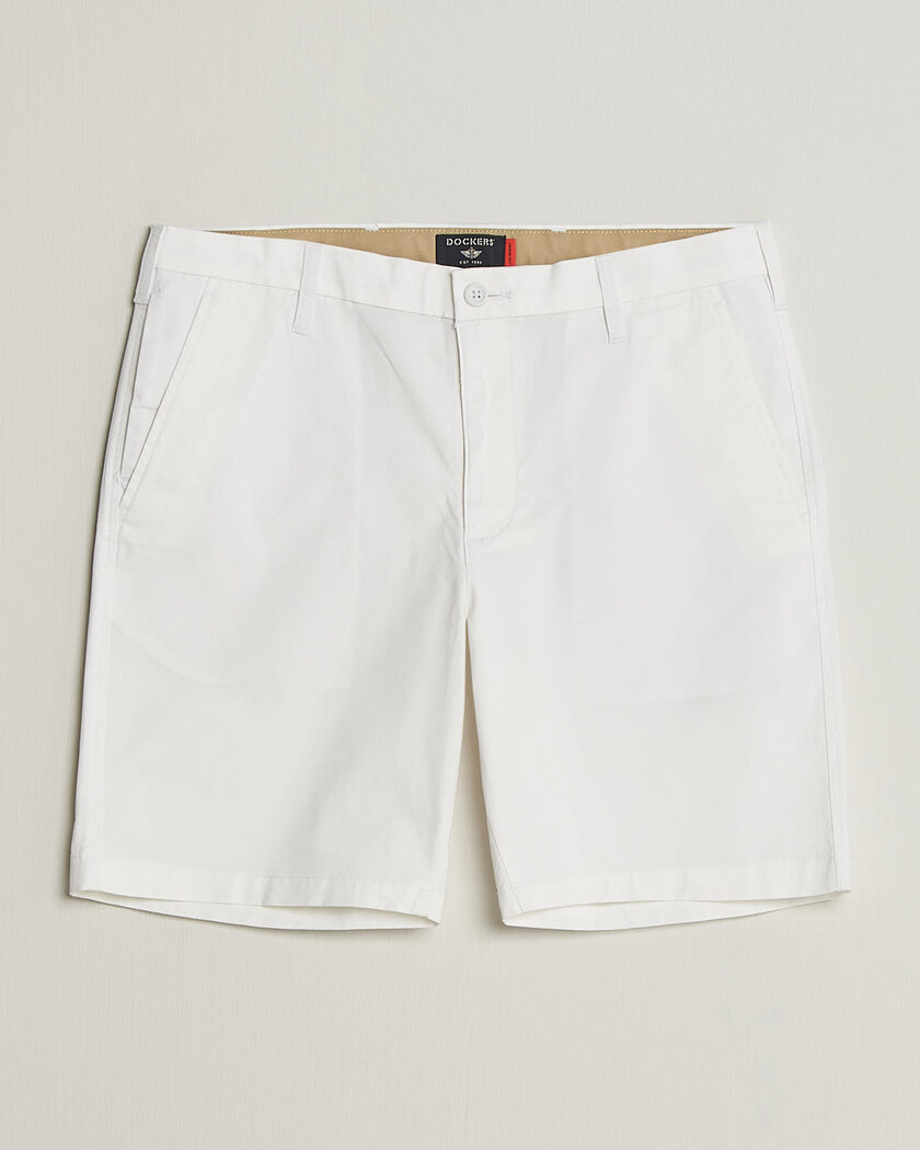 Dockers Ultimate Straight Shorts Paper White – Hvit