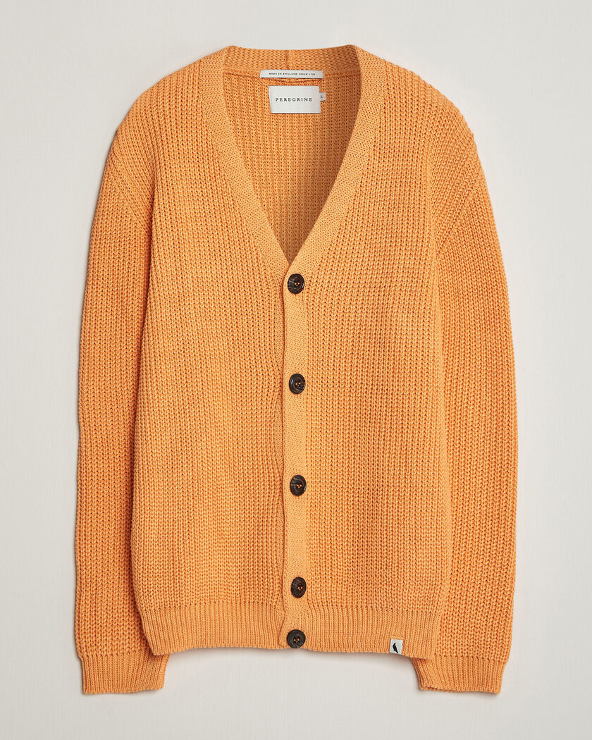 Peregrine River Cotton Cardigan Apricot – Oransje