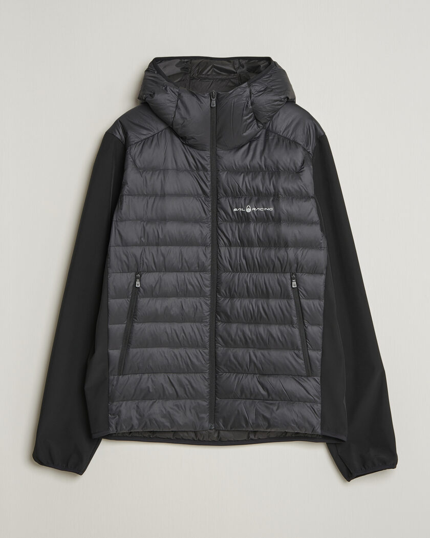 Moncler Grenoble Hybrid Zip Cardigan Black hos CareOfCarl.no