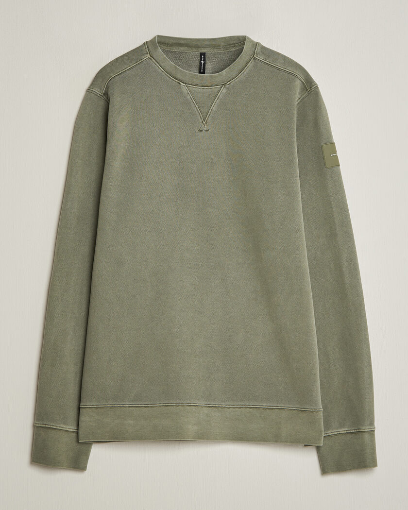 Sail Racing Wind Pigment Dyed Sweatshirt Mud Green – Grønn