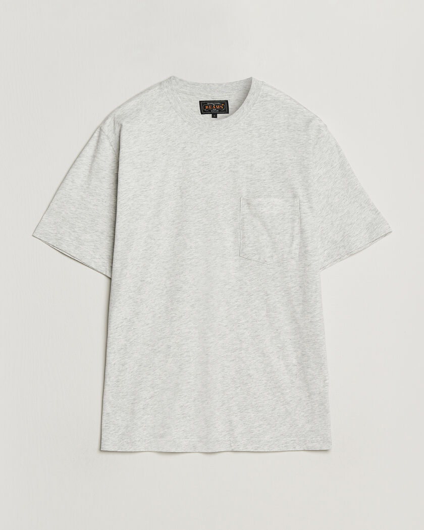 BEAMS PLUS Pocket Tee Ash Grey – Grå