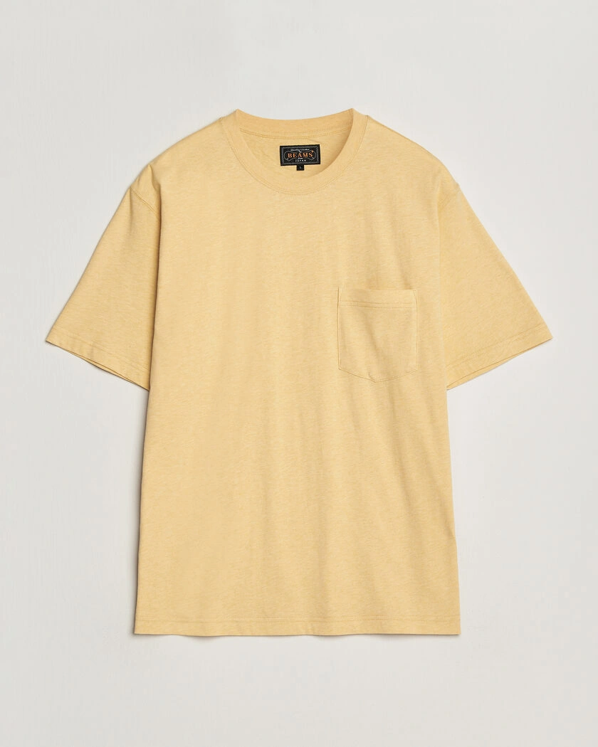 BEAMS PLUS Pocket Tee Yellow – Gul