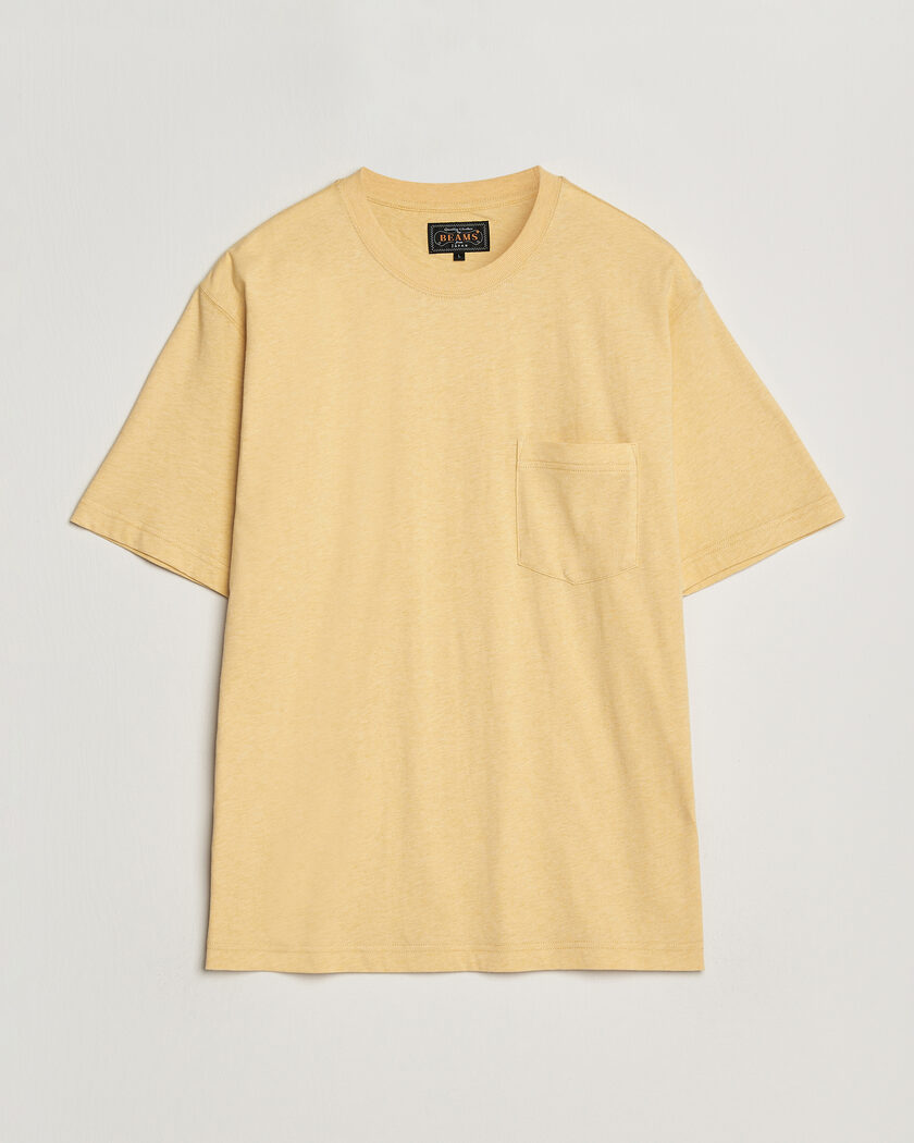 BEAMS PLUS Pocket Tee Yellow – Gul