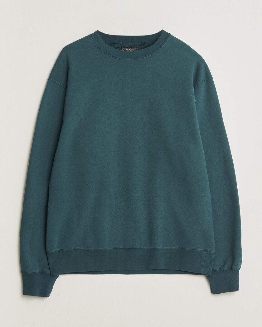 BEAMS PLUS Crew Sweat Dark Green – Grønn