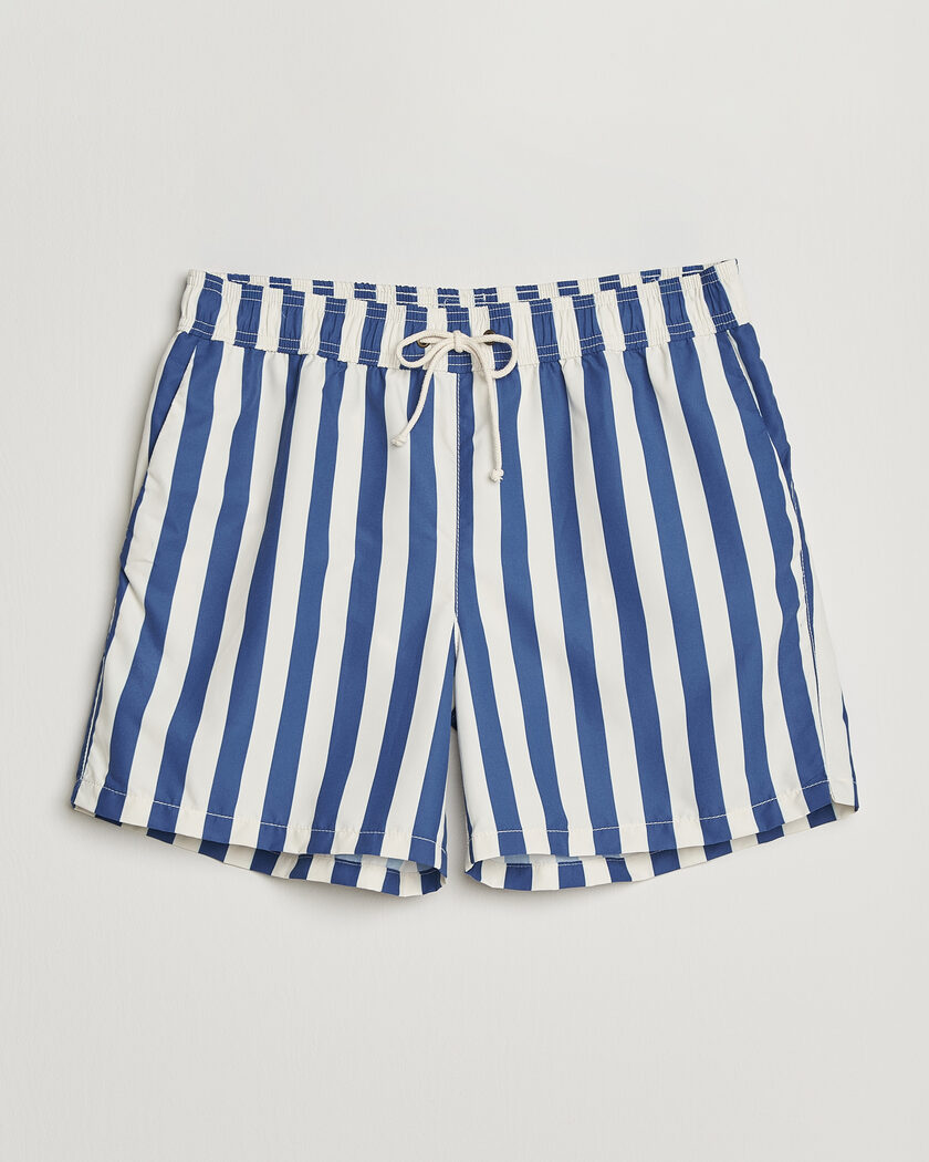 Ripa Ripa Paraggi Striped Swimshorts Blue – Blå
