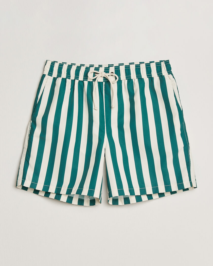 Ripa Ripa Paraggi Striped Swimshorts Green – Grønn