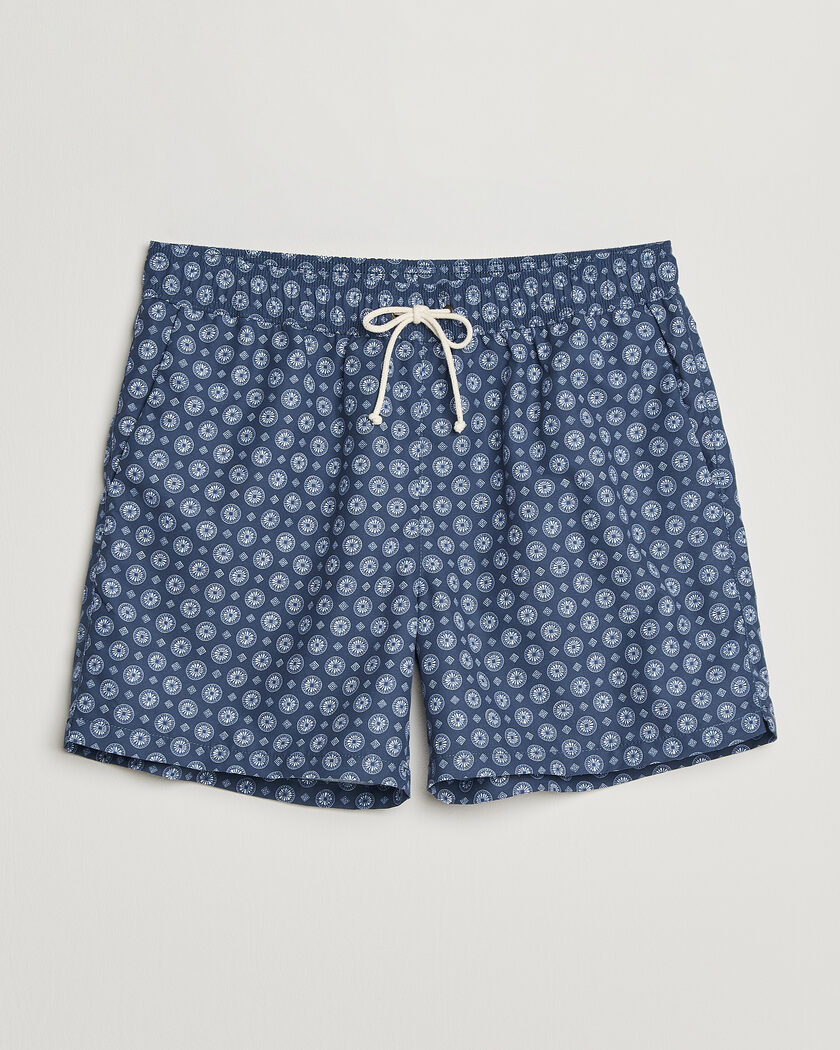 Ripa Ripa Printed Swimshorts Dark Blue – Blå