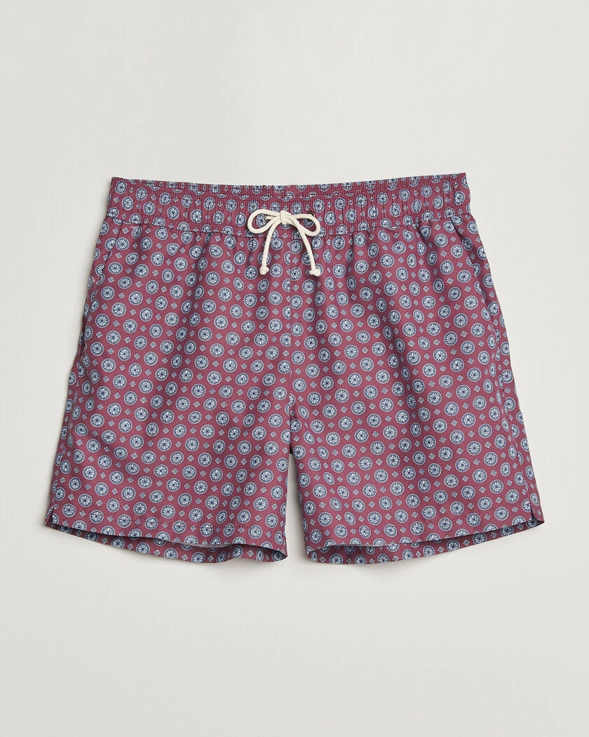 Ripa Ripa Printed Swimshorts Bordeaux – Rød