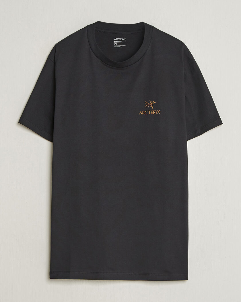 Arc'teryx Kragg Cotton Bird Word T-Shirt Black – Svart