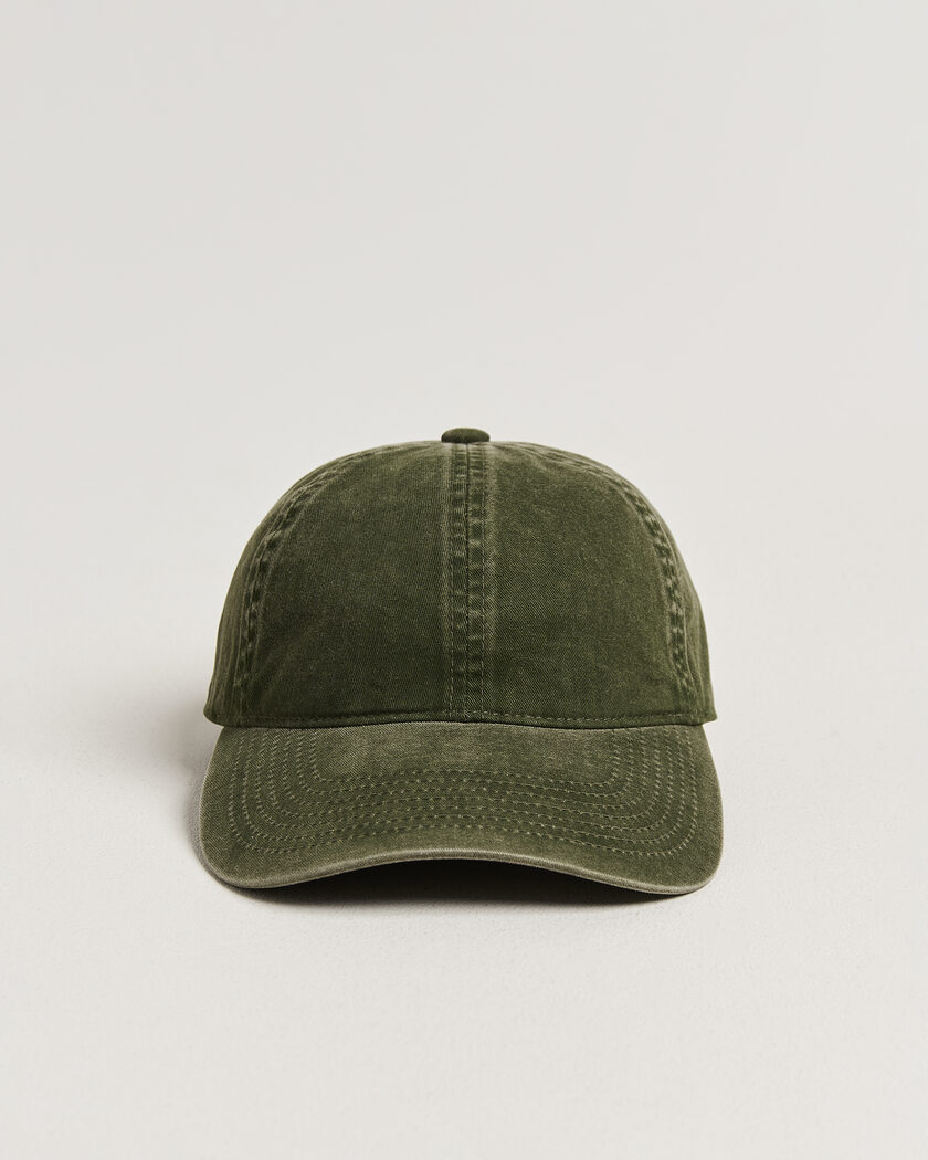Varsity Headwear Washed Cotton Baseball Cap Green – Grønn