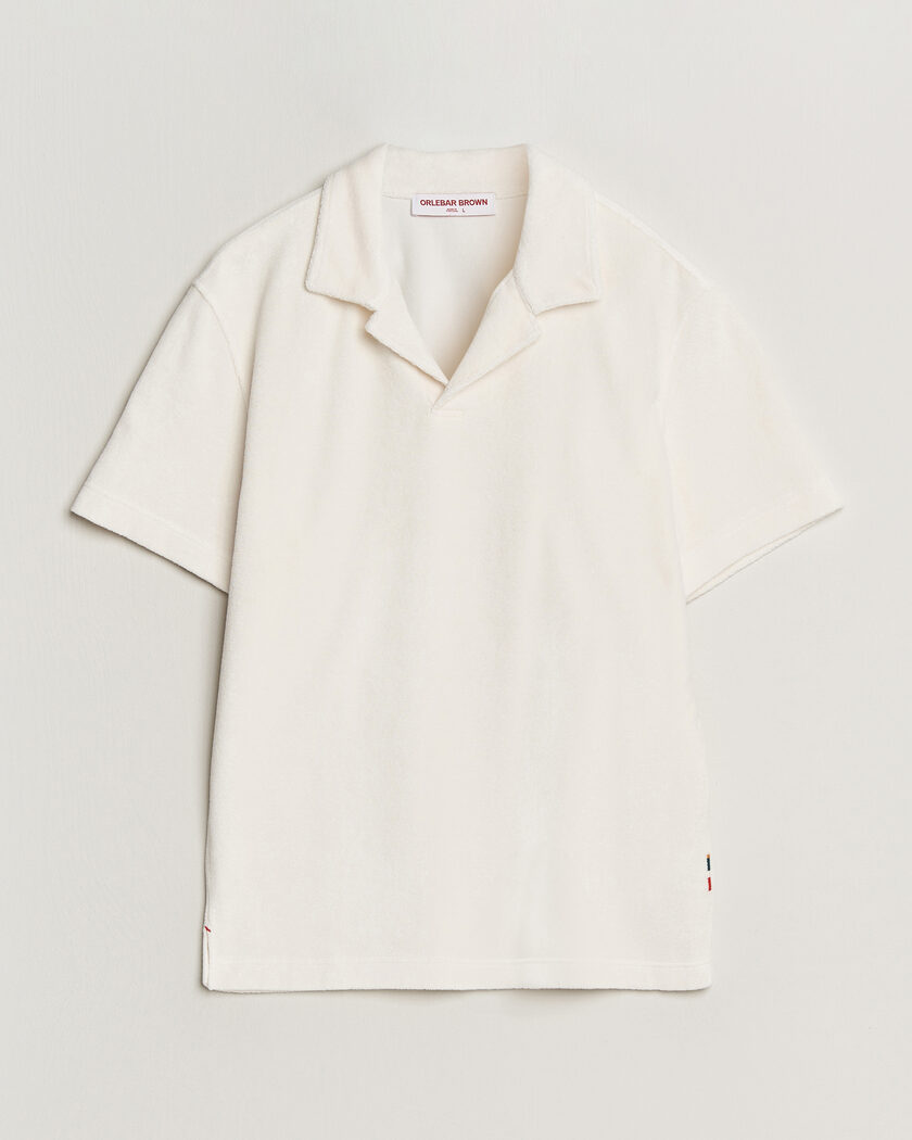 Orlebar Brown Terry Resort Polo Thasos Beach – Hvit