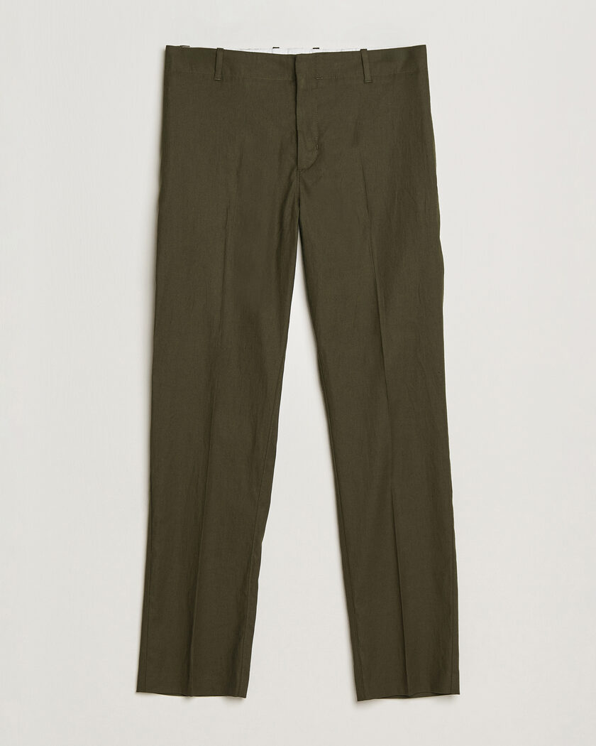 Orlebar Brown Ray Linen Pants Bayleaf Green – Grønn