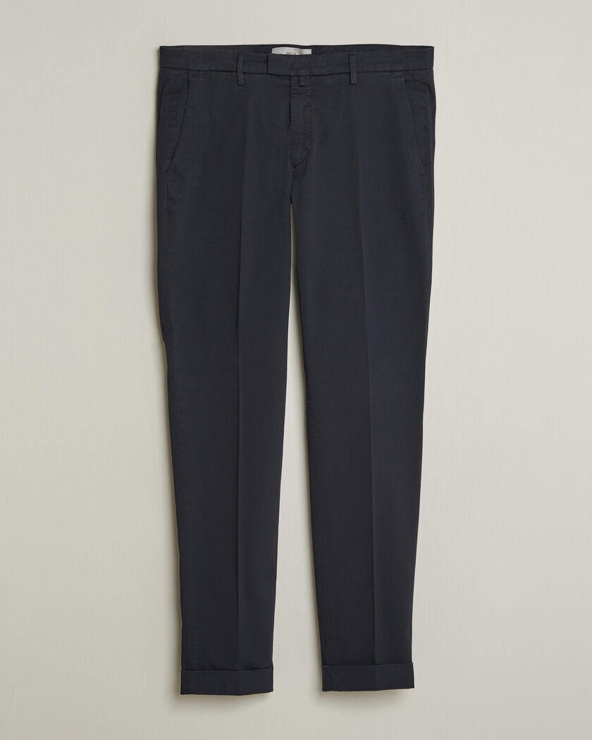 Briglia 1949 Slim Fit Cotton Chinos Navy – Blå