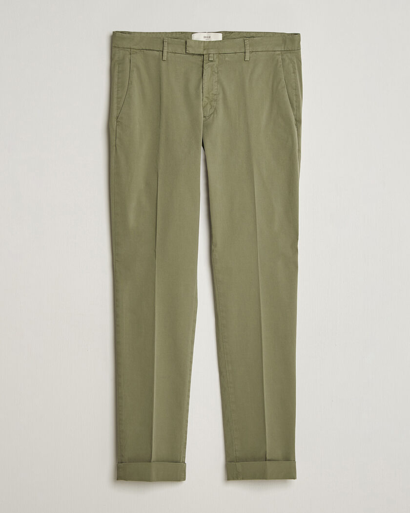 Briglia 1949 Slim Fit Cotton Chinos Olive – Grønn
