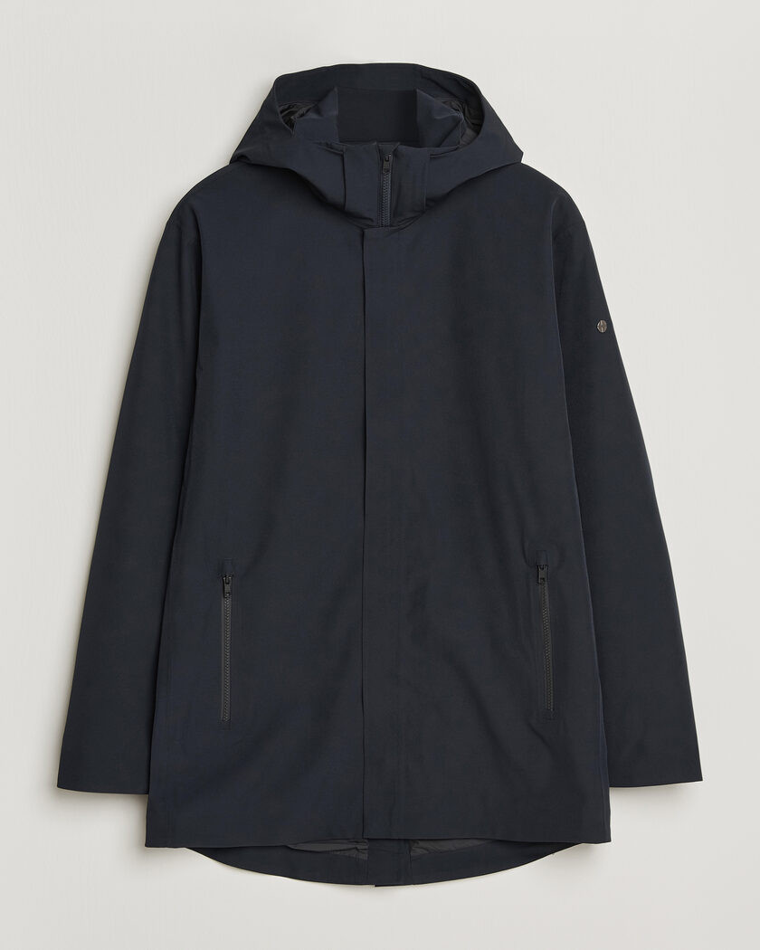 Scandinavian Edition Range III Mid Lenght Waterproof Coat Midnight Blue – Blå