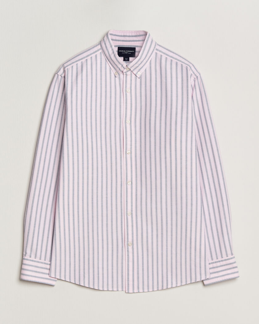 Charles Tyrwhitt Button Down Stretch Oxford Shirt Light Pink – Rosa