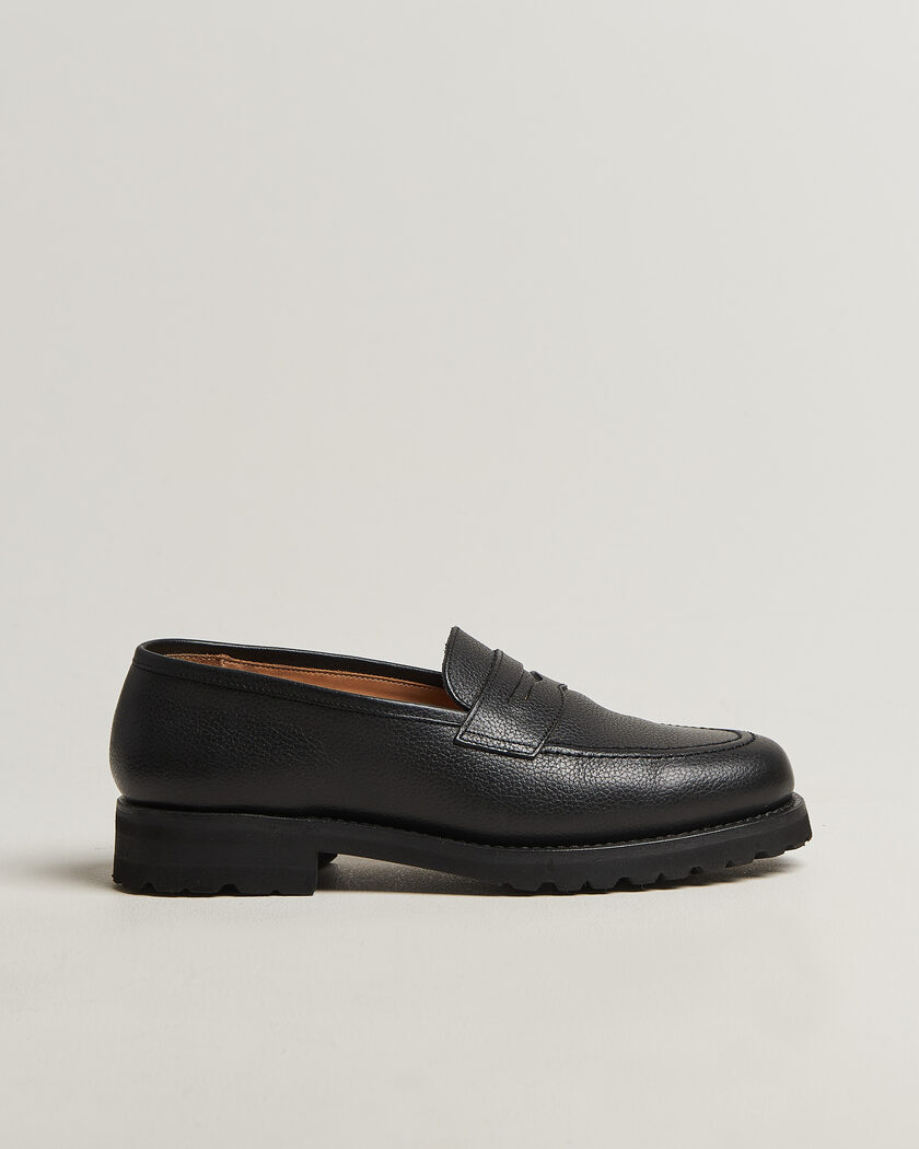 Myrqvist for Care of Carl Myrqvist Stenhammar II Vibram Loafer Black Grained Calf – Svart