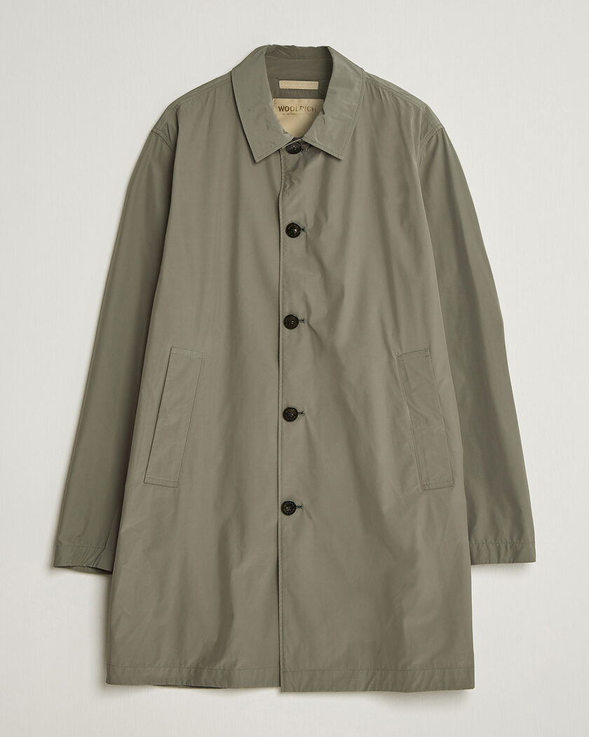 Woolrich Urban Nylon Water Repelent Carcoat Smokey Olive – Grønn