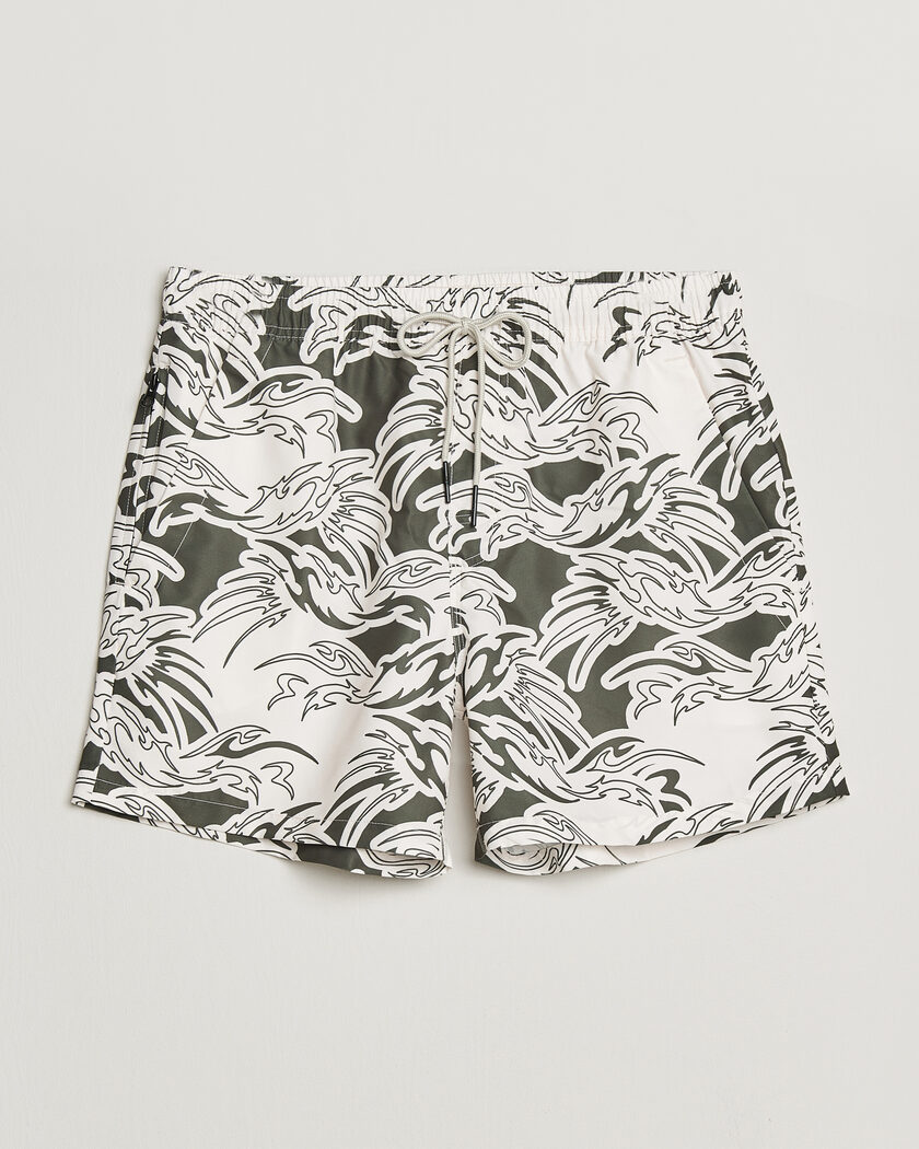 OAS Printed Swimshorts Rogue – Grønn