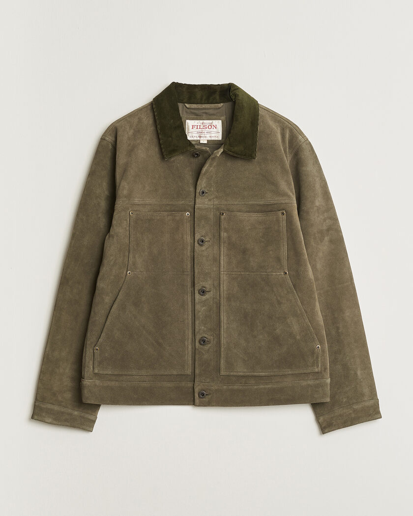 Filson Suede Short Cruiser Otter Green – Grønn